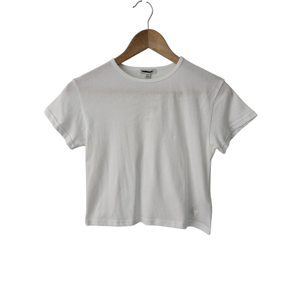 J. Crew Crewcuts‎ GIrls Everday T-Shirt in Vintage Jersey Size M White NWT CG980